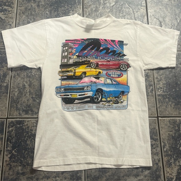 Vintage Single stitch 1993 mopar nationals 90’s racing t shirt - Picture 1 of 11